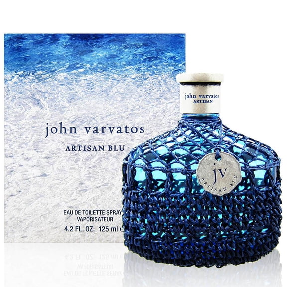 John Varvatos Artisan Blu Eau De Toilette Spray, Cologne for Men, 4.2 Oz