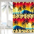 thumbnail image 2 of Summer Vibes Shower Curtains Funny Gnomes Three White Beard Gnomes Shower Curtain Machine Washable Durable Polyester Fabric Shower Curtain for Bathroom Decorative, 72x78 Inch, 2 of 6