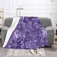 thumbnail image 2 of Purple Fantasy Easter Throw Blanket, Super Soft Anti-Pilling Flannel Bed Blankets, 60"x50", 2 of 8
