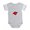 Heather Gray, variant on CafePress - Dancing Tomato - Cute Infant Baby Football Bodysuit