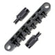 thumbnail image 5 of Conjunto de puente de pieza trasera de guitarra eléctrica, barras de tope de sillines con para piezas Negro Yuyangstore Puente de guitarra eléctrica, 5 of 7