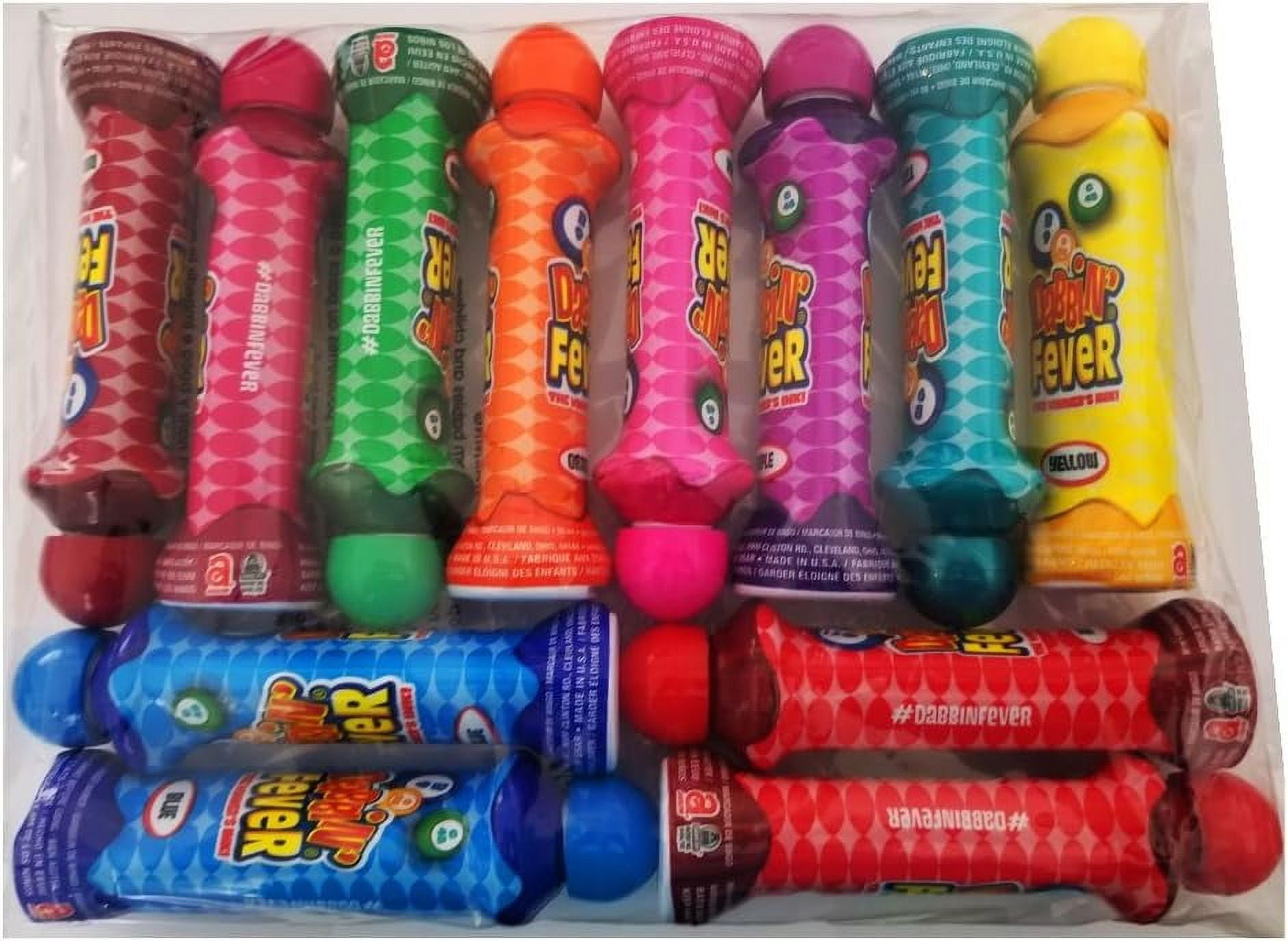 Dabbin Fever Professional Bingo Daubers Games, Multicolor (12 Pack)