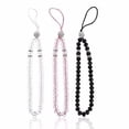 thumbnail image 4 of pitrice 3pcs Lanyard Cell Phone Anti-lost Safety Bling Rope Wristband Charm Supply Strap Lanyards Fashionable Short Type 5Set, 4 of 6