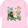 thumbnail image 4 of Inktastic Cute Lizards Hanging out Boys or Girls Long Sleeve Toddler T-Shirt, 4 of 5