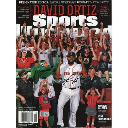 1980 Sports Illustrated Magazine - David Ortiz Boston Red Sox Autographed Designated Editor Retirement Sports Illustrated Magazine