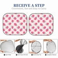 thumbnail image 6 of Fotbe Floral Strawberr 2-Piece Car Windshield Sun Shade | Sun Blocker for Car Windshield | Foldable Automotive Interior Accessories for Sun Protection-Large, 6 of 7