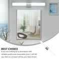 thumbnail image 4 of Miangastore Bathroom Light Over Mirror Led Wall Lamp White Synthetic Material Lighting 1Pcs, 4 of 7