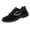 Black, variant on Men's Welding Shoes Cowhide Low Top Work Shoes Non Slip Wear Resistant Labor Safety Shoes