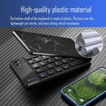 thumbnail image 4 of 2026 New Foldable Bluetooth Keyboard - Portable keyboard, rechargeable full-size ultra-thin design, suitable for smartphones, tablets and laptops running iOS, Android and Windows systems.,black, 4 of 13