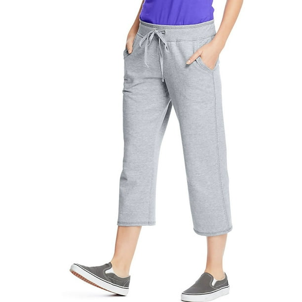 women's french terry capris