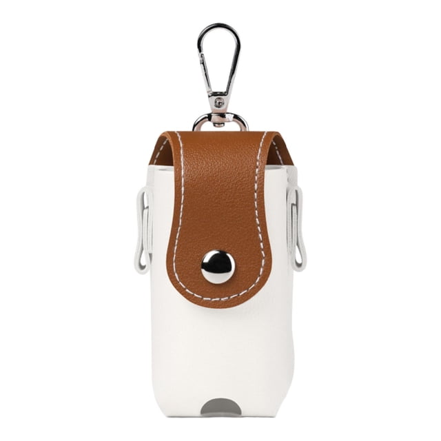 Bolsa de cintura de baile de golf Carry Pouch para mujeres hombres con titular de tee conveniente impermeable con hebilla de almacenamiento y marrón