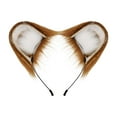 thumbnail image 1 of Diadema con orejas de hámster jinwen para cosplay y Halloween marrón, 1 of 8