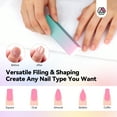 thumbnail image 4 of Saviland Nail Buffer Blocks for Nails: Colorful Style Nail Buffing Block Professional 4 Sided High Elastic Sponge Nail File Buffer Set 100/180 Grit for Natural Nails Nail Care, 4 of 7