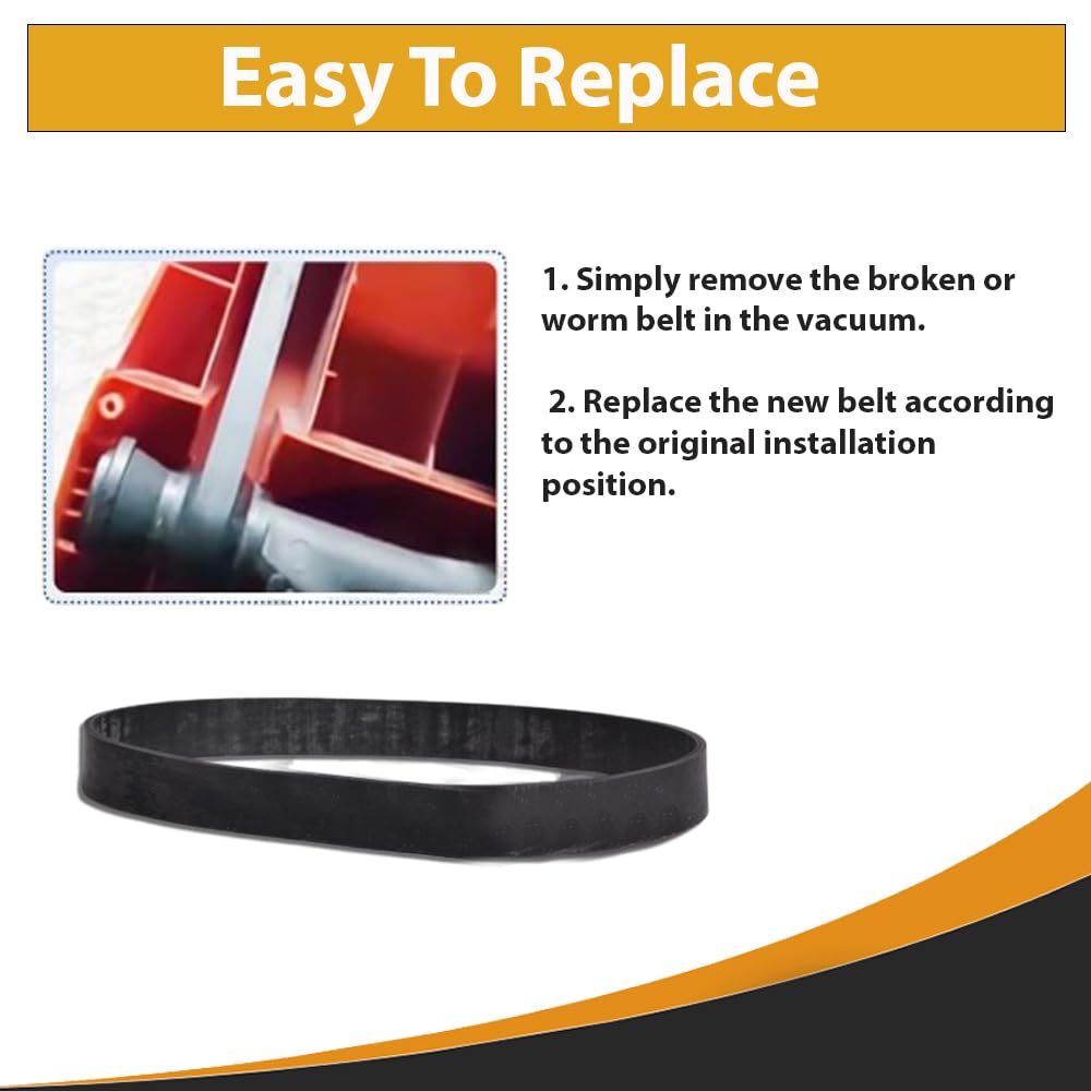 10-Pack Vacuum Belts For Bissell Upright Vacuums – Fits Style 7, 9, 10, 12, 14 (Replaces 3031120 & 32074)