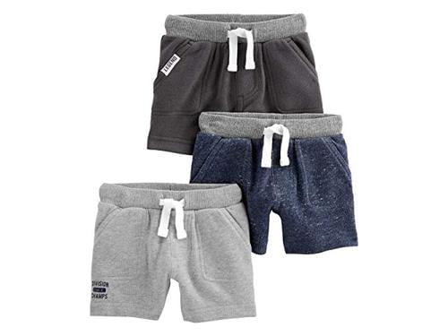 Simple Joys by Carters Boys Multi-Pack Knit Shorts 