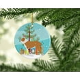 thumbnail image 2 of Caroline's Treasures Central Asian Shepherd Dog Merry Christmas Tree Ceramic Ornament, 2 of 2