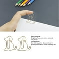 thumbnail image 4 of Clips de Papier, Clips de Papier Mignon Polyvalent Forme de Chien d'Or pour un Usage Domestique, 4 of 8