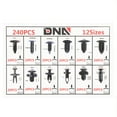 thumbnail image 5 of DNA Motoring Nylon Assorted Clips & Removal Tool Automotive Specialty Parts, 240 Piece, 5 of 5