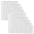thumbnail image 3 of 10 Pack White PE Clothing Storage Bags with Sealing Design for Travel and Organization, 3 of 10