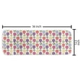 thumbnail image 2 of Turnips Microwave Oven Cover, Doodle Style Hand Drawn Veggies Stripes Waves or Zigzags Organic Foods Print, Water Resistant Organizer with Pockets Kitchen, 36" x 12", Ivory Multicolor, by Ambesonne, 2 of 4