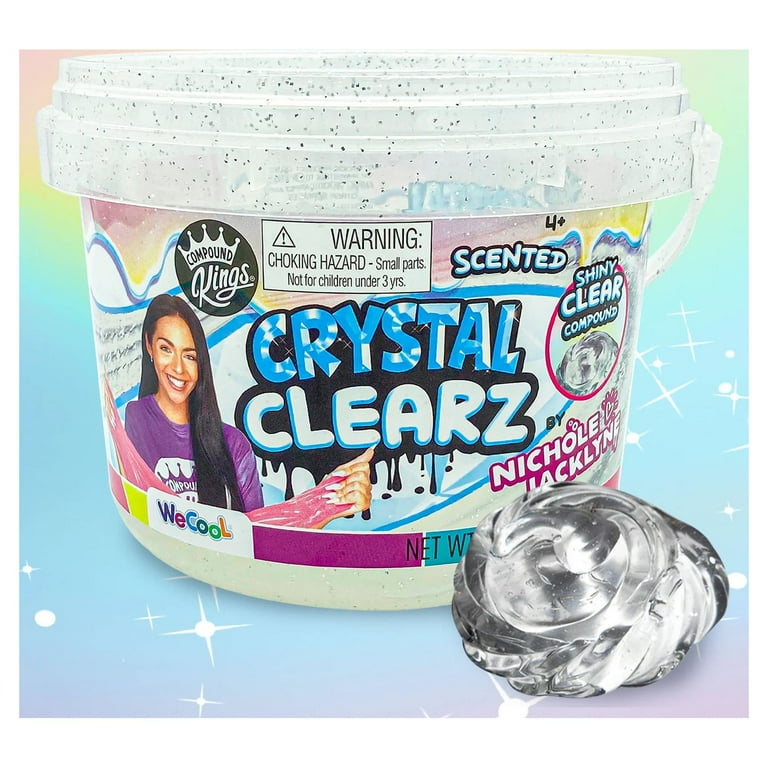 Nichole Jacklyne Exclusive Clearz Slime Bucket, Non-Sticky