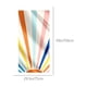 thumbnail image 3 of Toalla de playa de microfibra de doble cara | Manta de baño grande de terciopelo de secado rápido y súper absorbente 59"x30" | Chal colorido, suave y ligero de protección solar para viajes de picnic, 3 of 8