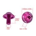 thumbnail image 2 of GUB G-510 - 2 tornillos para portabidón de bicicleta (M5 x 12 mm, morado), 2 of 9