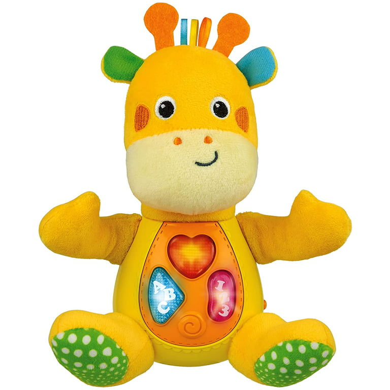 KiddoLab Sing 'N Learn with Me Plushie - Musical Stuffed Animals with 3  Light-Up Buttons, 4 Children's Nursery Songs & Sound Effects - Soft  Learning