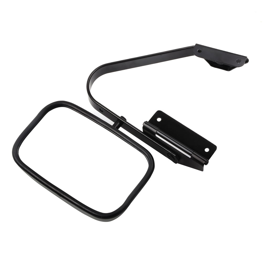 SCITOO Side View Mirror Driver or Passenger Side Mirror Compatible with 1980-1996 For Ford F150 1980-1996 For Ford F250 1980-1996 For Ford F350 Manually Fold Non-heated Exterior Mirror Black