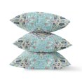 thumbnail image 2 of Amrita Sen Broadcloth Zippered Pillow With Aqua Brown CAPL461BrCDS-ZP-16x16, 2 of 4