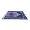 thumbnail image 2 of Ahgly Company Machine Washable Indoor Rectangle Persian Blue Traditional Area Rugs, 8' x 12', 2 of 4