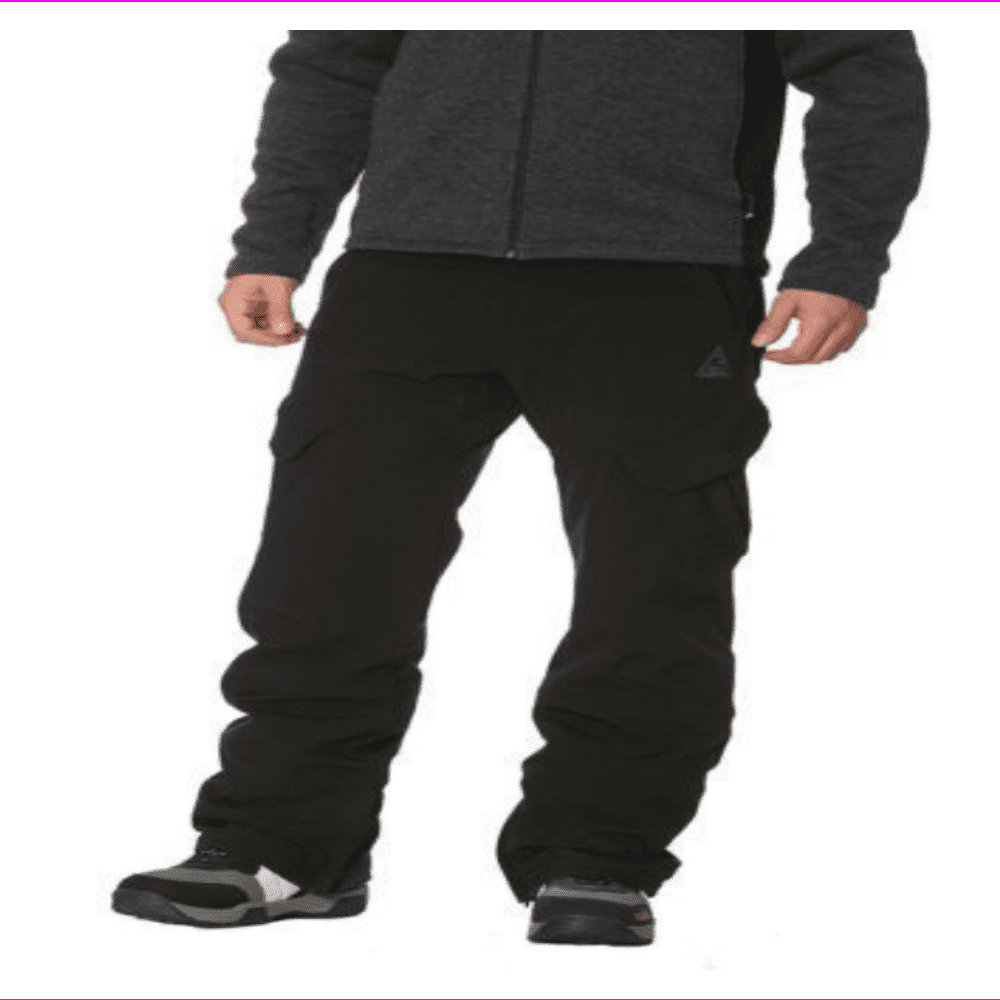 Gerry Men's Snow-Tech Pants Boarder Ski Snow 4 Way Stretch XL/Black ...
