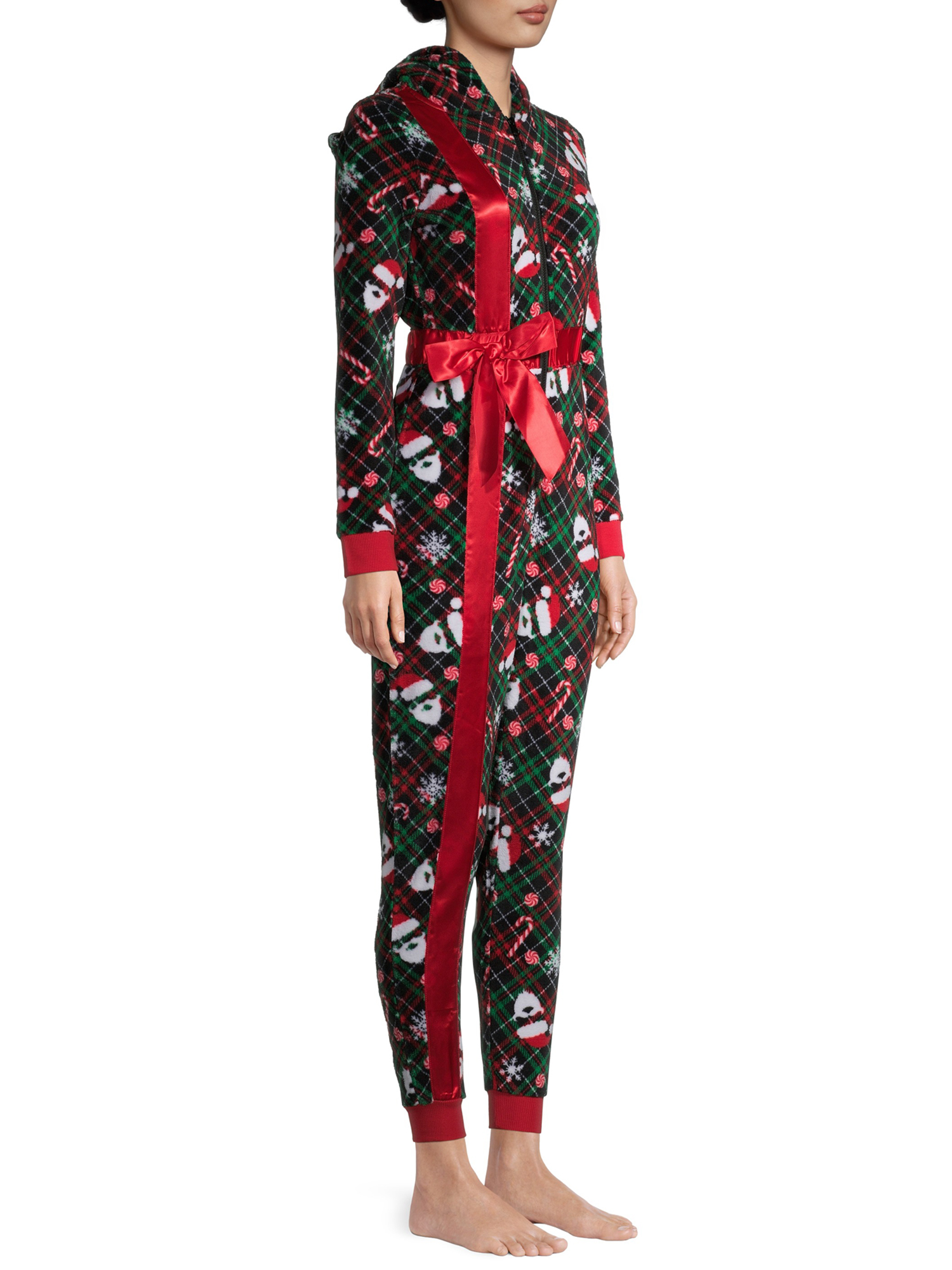 Derek Heart Women's and Women's Plus Christmas Present Pajamas Union Suit - image 3 of 6