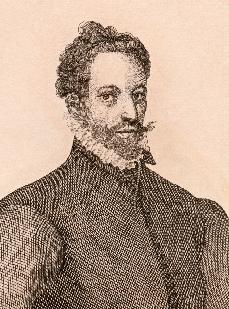 Anthonis Mor Van Dashorst Circa 1516-19 - 1576 Or 77 Dutch Painter From 75 Portraits Of Celebrated Painters From Authentic Originals Etched By James Girtin Published London 1817 Canvas Art - Ken Welsh