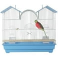 thumbnail image 6 of HomeStock Renaissance Rhapsody Triple Roof Bird Cage with Elegant Multi-Tiered Design, Durable Construction, Spacious Interior-Color:Blue, 6 of 6