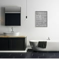 thumbnail image 2 of Stupell Industries Bathroom Rules List Sign Graphic Art Gray Framed Art Print Wall Art, Design by Conrad Knutsen, 2 of 7