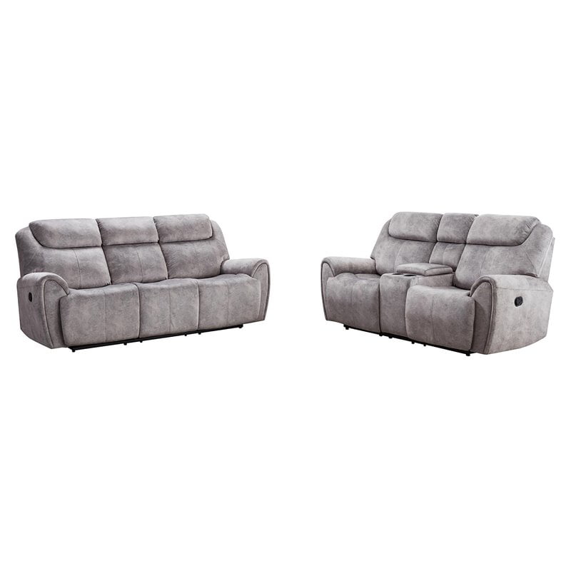 Gray Leather Air Reclining Sectional, Nico Top Grain Leather Power Reclining Sectional With Chaise