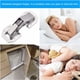 thumbnail image 4 of 10 piezas de bisagras para puertas de armarios con tornillos para bisagras, bisagra invisible, bisagra de cierre suave para puertas de armarios de cocina, bisagra de 90 grados para puertas de muebles, 4 of 5