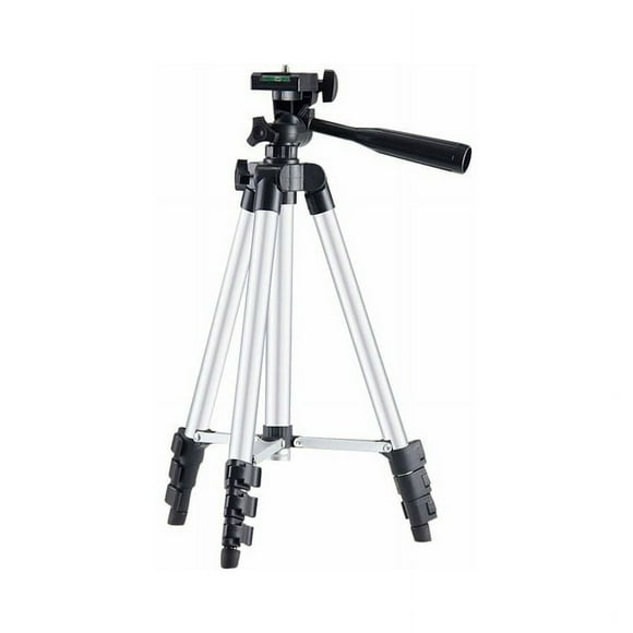 Telescopic Tripod Tripod for Laser Leveling Machine Cross Bubble Laser Level Rotating Laser Construction Site Laser Line Level Compatible with Dewalt Makita,Silver, One Piece,