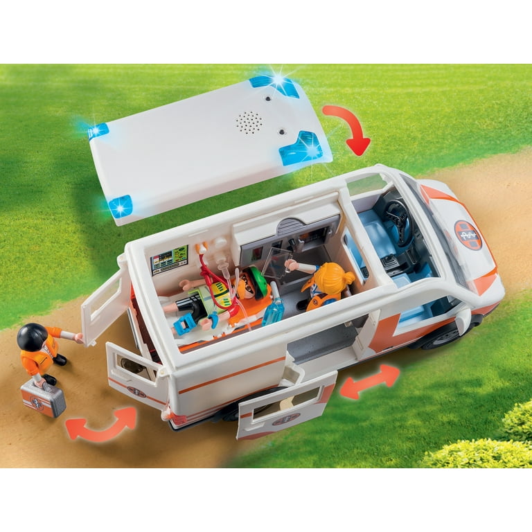 Playmobil City Life Ambulance Avec Son Et Lumière - 71202