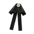 thumbnail image 4 of Milageto Bow Tie for Women Jewelry Gift Neck Tie Brooch Pin for Casual Party Ceremony Black, 4 of 8