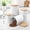 White, variant on Metal Kitchen Canister Set of 4 – White Steel Food Storage Containers with Airtight Lids for Sugar, Flour, Coffee & Tea, Farmhouse Kitchen Decor