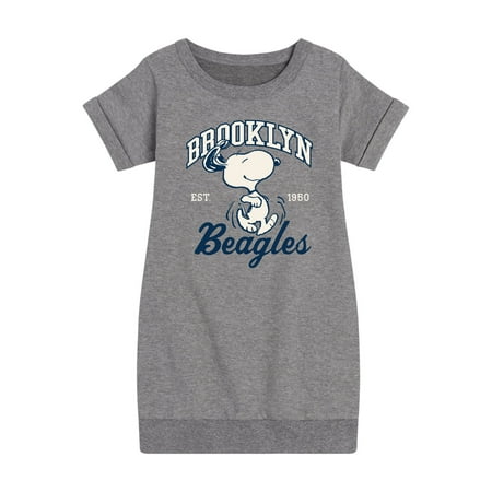 

Peanuts - Brooklyn Beagles - Toddler & Youth Girls Fleece Dress