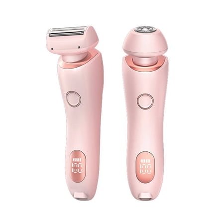 Electric Shaver for Private Parts Double-Headed Hair Removal Device Pubic Hair Trimmer Electric Razor for Women