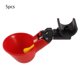 thumbnail image 2 of 5 uds pezones de agua para aves de corral dispensador de tazones bebederos rojos bebederos de pollo bebederos práctico bebedero automático codorniz de pollo de plástico para, 2 of 7