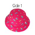 thumbnail image 2 of FlapJackKids - Patterned Sun Hat - Pink Chameleon - XS (0-6M), 2 of 5