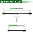thumbnail image 5 of Unique Bargains 2 Set 55lb/245N/25kg 10inch/254mm Gas Struts Black for Car Truck RV Boat, 5 of 7