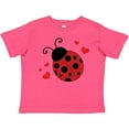 thumbnail image 3 of Inktastic Lady Bug and Hearts Girls Toddler T-Shirt, 3 of 5