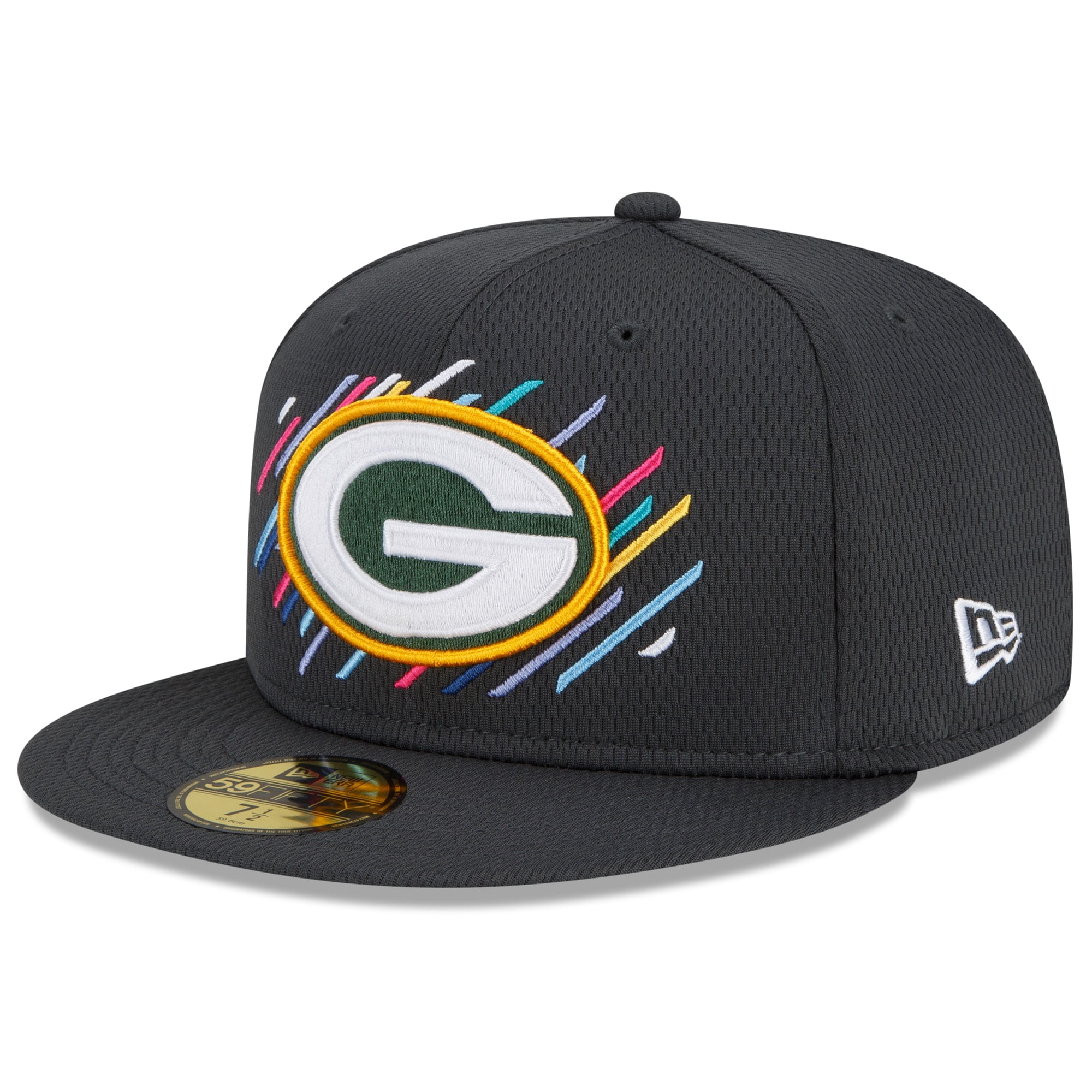 Men's New Era Charcoal Green Bay 