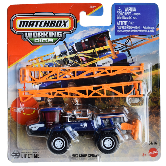 Matchbox MBX Crop Sprayer, working Rigs [blue] 4/16